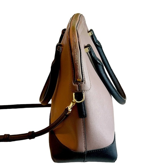 Kate Spade Cameron Street Margot Satchel Leather Rare Porcini Black Leather - Picture 4 of 11